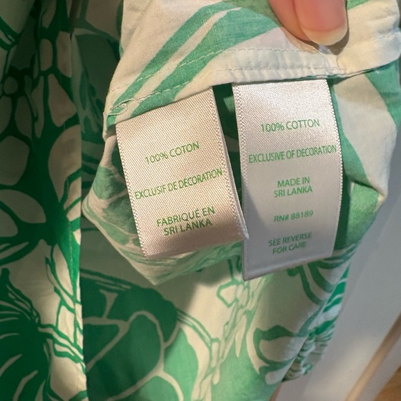 Lily Pulitzer Camryn Cotton tunic NWT. Size XL - Picture 3 of 6